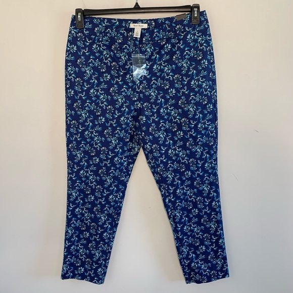White House Black Market Pants - WHBM Ankle Length Floral Print Pants Size 14